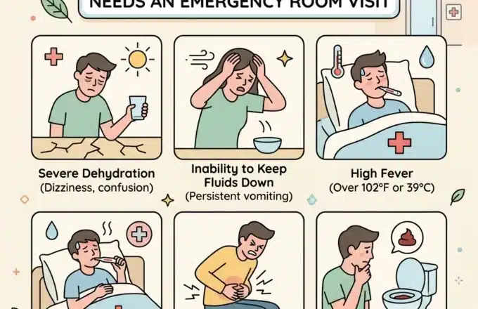 5 Stomach Bug ER Visit Signs
