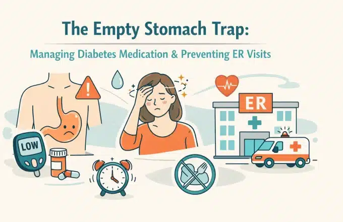 The Empty Stomach Trap: Managing Diabetes Medication and Low Blood Sugar