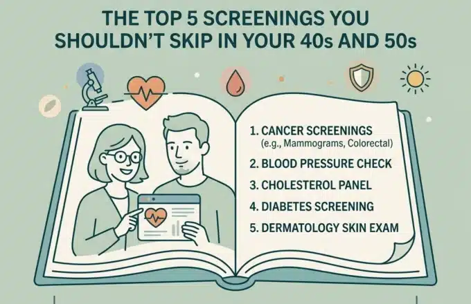 Preventative Care 101: The Top 5 Screenings You Shouldn’t Skip in Your 40s and 50s