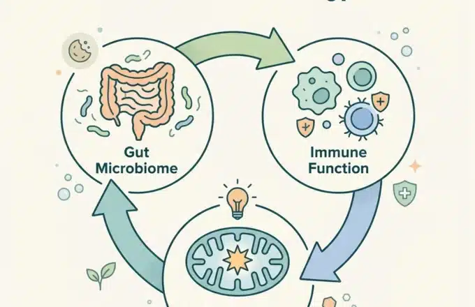 The Gut-Immune-NAD+ Axis and Cellular Energy