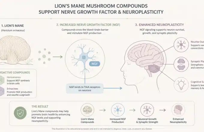 Lion’s Mane Neuroplasticity: What the Evidence Shows